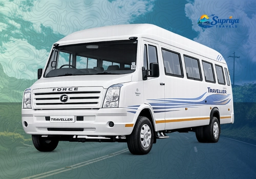 26 seater Tempo Traveller bus rental in Shillong for large groups